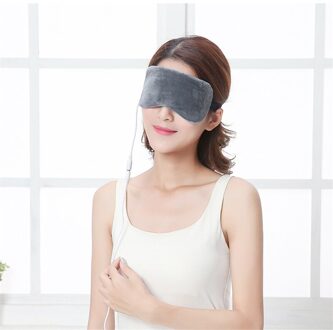 Usb Verwarming Stoom Slaapmasker Massager Eye Mask Anti Dark Circle Eye Patch Eye Massager Vermoeidheid Relief Slaap Reizen Oog Schaduw masker Gary