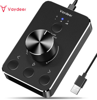 Usb Volumeknop Computer Speaker Controller Een Klik Mute Functie En 3 Volume Control Modes Audio Aanpassen