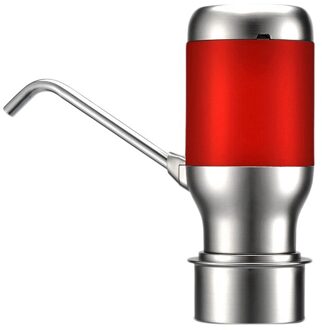 Usb Water Gebotteld Dispenser Draadloze Usb Elektrische Automatische Drinken, Pomp Smart Distributeur Pompen Apparaat Indoor rood