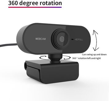 Usb Web Camera 1080P Hd Autofocus Computer Camera Webcams Ingebouwde Geluid Absorberende Microfoon 1920*1080 Dynamische Resolutie