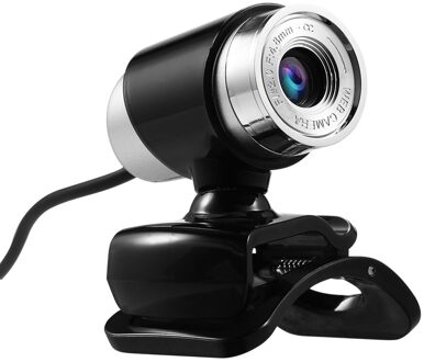 Usb Webcam Computer Web Camera Webcam 480P Webcam Handmatige Focus Drive-Gratis Met 3.5 Mm Audio Plug voor Gaming Pc Laptop Dagelijks Leven zwart