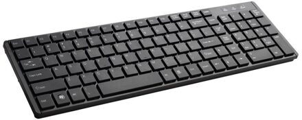 USB Wired Keyboard, 'Chocolate' UV keys US-Layout, Black, K-5106 Preto - small