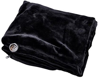 Usb Zachte Verwarmde Shawl Winter Elektrische Opwarming Nek Schouder Verwarming Deken Pad MDP66 zwart