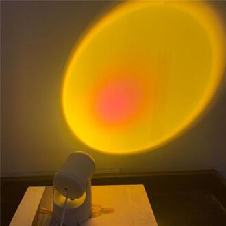 Usb Zonsondergang Licht Vloer Tafellamp Woonkamer Slaapkamer Projectie Regenboog Licht Tiktok Rekwisieten Verlichting Cafe Bar Decoratieve Verlichting 04