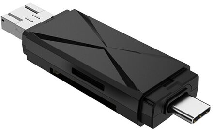 USB2.0 Multi-Kaartlezer Voor Sdxc, Sdhc, Tf, Sd, Mmc, RS-MMC, mini Sdxc, Mini Sd, Mini Sdhc-kaart En UHS-I Kaarten Plug N Play