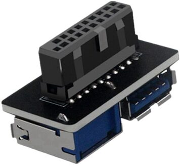 USB3.0/3.1 Adapter C Type Idc19P/20P Naar Usb Vrouwelijke Poort Interne Verbinding Naar De Voorkant Van de Chassis