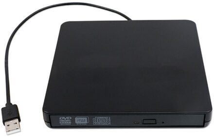 USB3.0 Dvd-speler Drive Gratis Rom Externe Speler Combo Cd Brander DVD-RW Voor Pc Mac Laptop Computer zwart