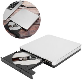 USB3.0 Dvd Writer Aluminium Shell Externe Optische Drives Voor Desktop Notebook Computer Universele