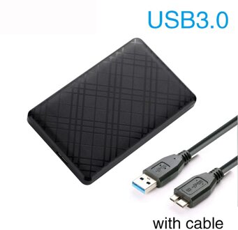 USB3.0 Hdd Behuizing Voor 2.5 Inch SATA2 3 Harde Schijf Box Mobiele Hdd Case Met Kabel Ondersteuning 6Tb Hoge snelheid