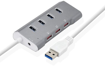 USB3.0 Hub 4 Poorten + 3 Poorten 2.4A Snel Opladen Poort 7 Port Hub