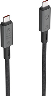 USB4 Pro USB-C naar USB-C Kabel - 30cm - Zwart