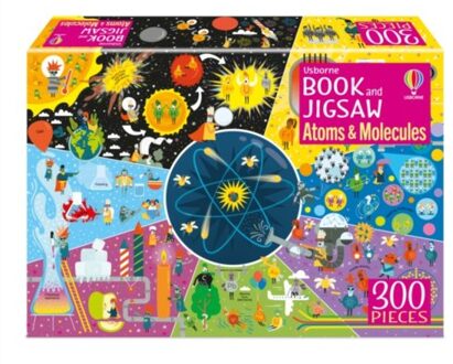 Usborne Book And Jigsaw Atoms And Molecules - Usborne Book And Jigsaw - Rosie Dickins