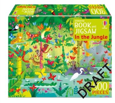 Usborne Book And Jigsaw In The Jungle - Usborne Book And Jigsaw - Kirsteen Robson