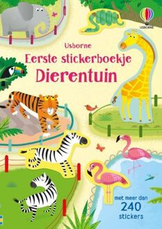 Usborne Eerste stickerboekje, Dierentuin. 3+