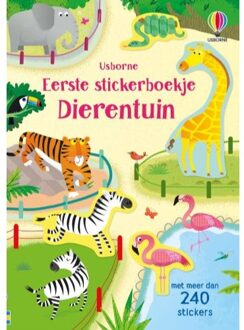 Usborne Eerste stickerboekje, Dierentuin. 3+