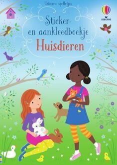 Usborne Sticker en aankleedboekje: Huisdieren. 3