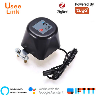 UseeLink Zigbee Valve Smart Water/Gas Valve Smart Home Automation control Work with Alexa,Google Assistant Power by tuya