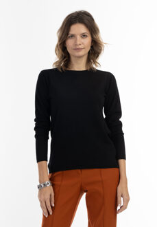 Usha BLACK LABEL gebreide trui Zwart