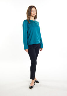 Usha Blouse Dames blauw/groen Turquoise - XL