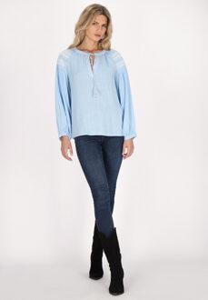 Usha Blouse Dames lichtblauw