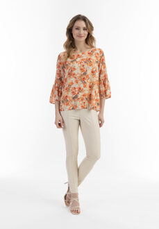 Usha Blouse Dames Oranje lichtgeel - XL