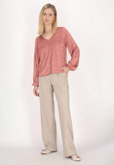 Usha Blouse Dames Oud roze beige Rosé - M
