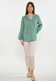 Usha Blouse Dames Salie groen