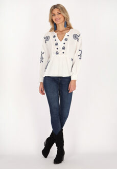 Usha Blouse Dames wit - L