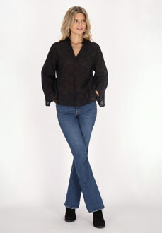 Usha Blouse Dames zwart - M