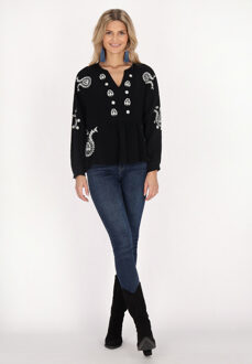Usha Blouse Dames zwart