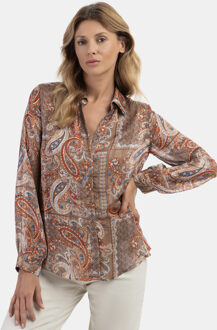 Usha blouse qisha Bruin