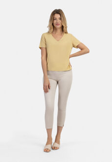 Usha Blouse shirt Dames lichtgeel