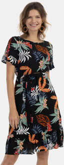 Usha dress nowles Zwart - L