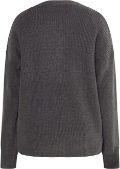 Usha Gebreid vest Dames antraciet Grijs - XL