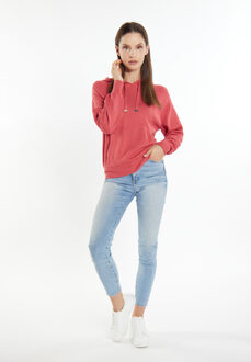 Usha Gebreide hoodie Dames Vintage rood - maat