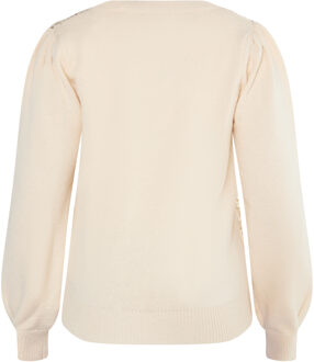 Usha Gebreide trui Dames cr Crème - XL/2XL
