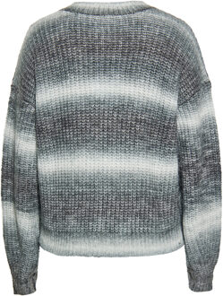 Usha Gebreide trui Dames Grijs Veelkleurig - 2XL