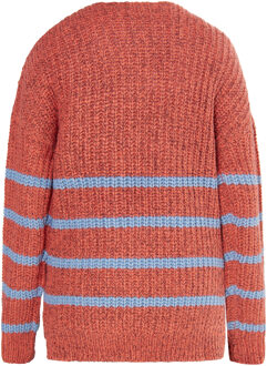 Usha Gebreide trui Dames Vintage rood - maat