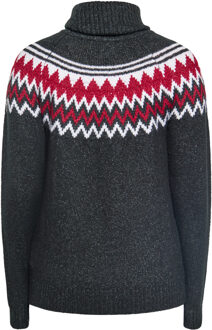 Usha Gebreide trui Dames Zwart Veelkleurig - L