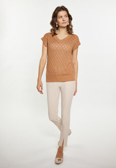 Usha Jumper Dames Kameel - maat XL Camel