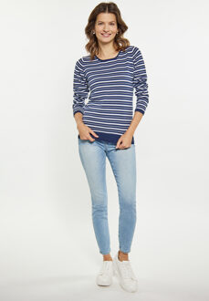 Usha Jumper Dames marine wit - maat XL Marineblauw