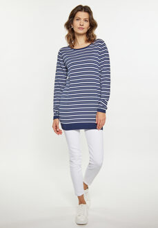 Usha Jumper Dames marine wit Marineblauw - XL