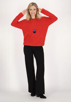 Usha Jumper Dames rood - maat L