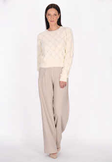 Usha Jumper Dames wolwit Gebroken wit