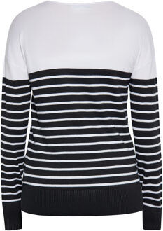 Usha Jumper Dames zwart wit Zwart/wit