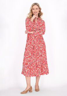 Usha jurk vrouwen oranje