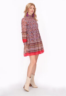 Usha jurk vrouwen paars - L
