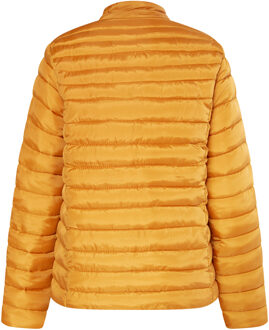 Usha licht gewatteerd jack Dames curry Geel