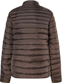 Usha licht gewatteerd jack Dames donkerbruin Donker Bruin - XL