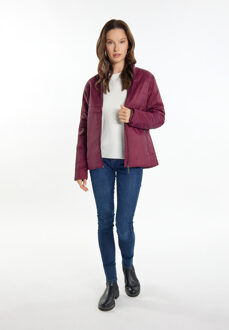 Usha licht gewatteerd jack Dames wijnrood - S